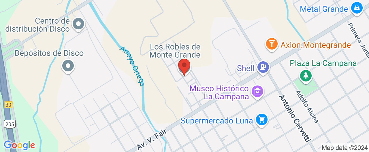Mapa de la ubicación
