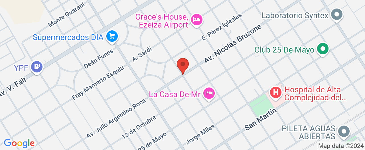 Mapa de la ubicación