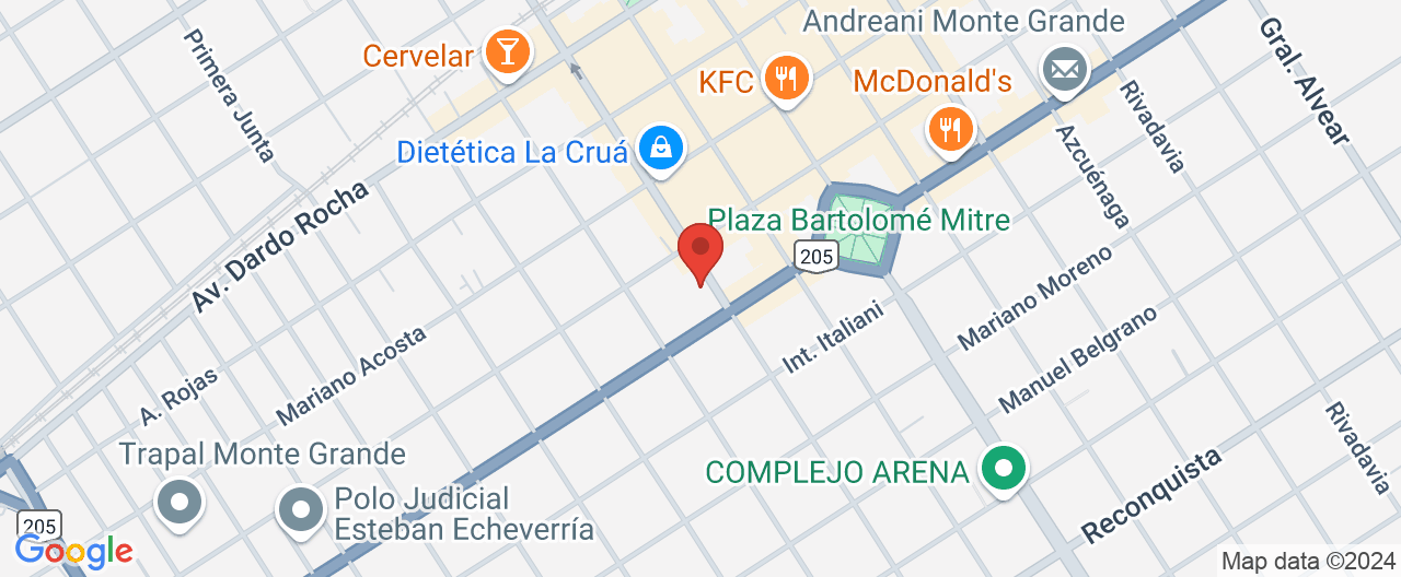 Mapa de la ubicación