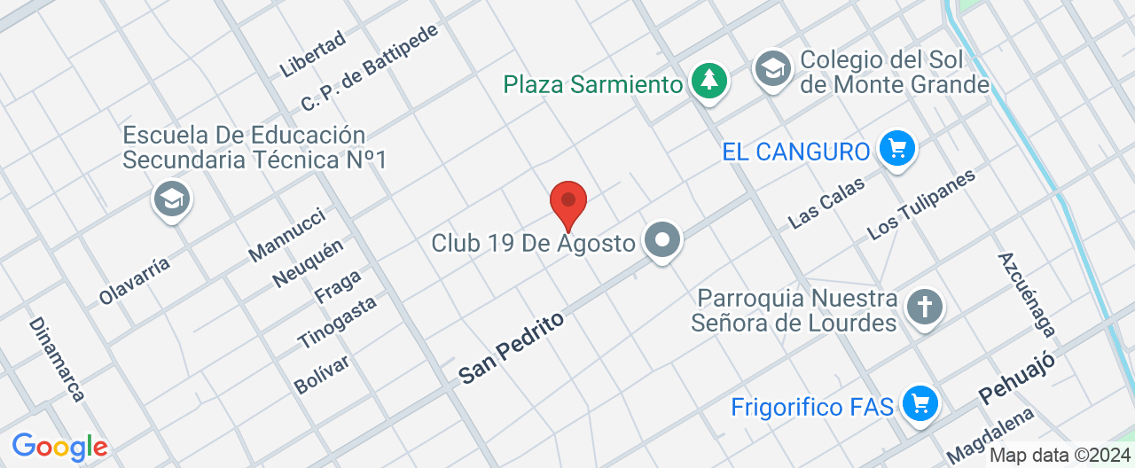 Mapa de la ubicación