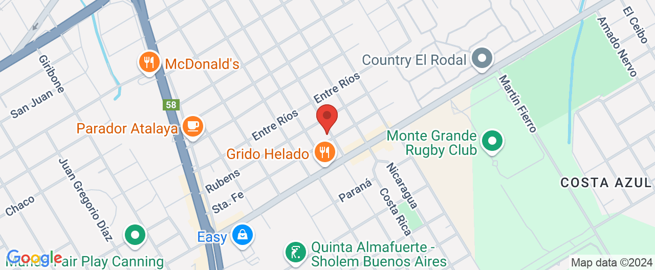 Mapa de la ubicación