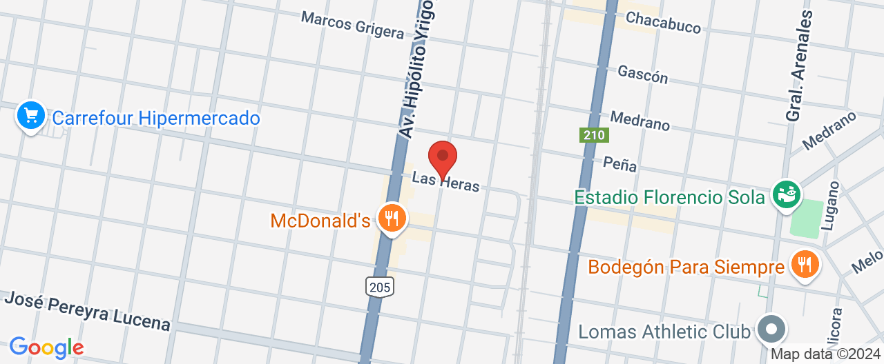 Mapa de la ubicación