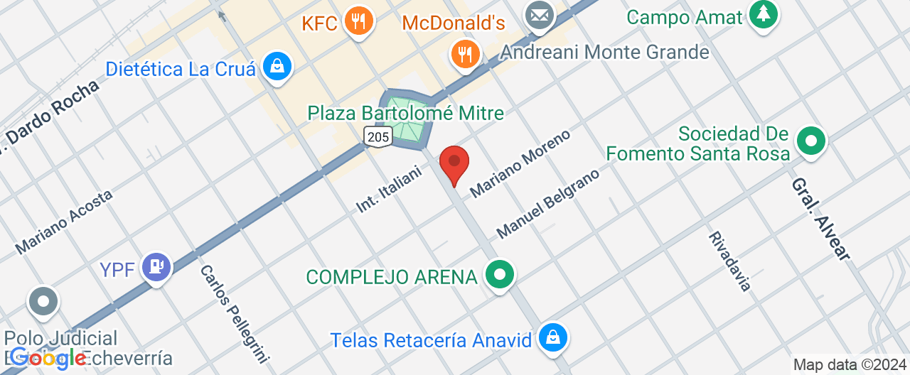 Mapa de la ubicación