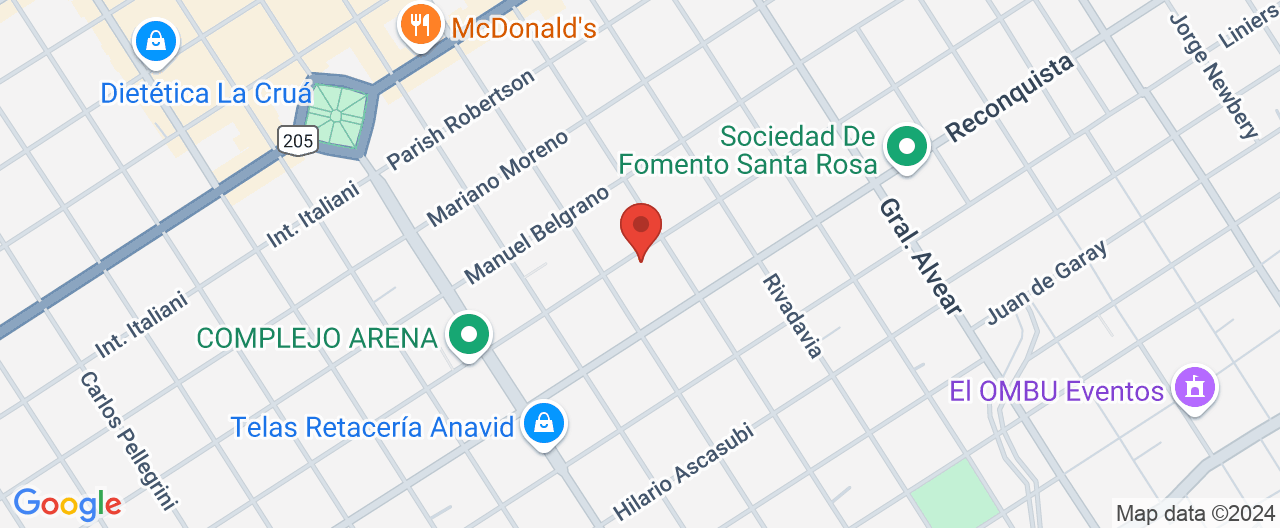 Mapa de la ubicación