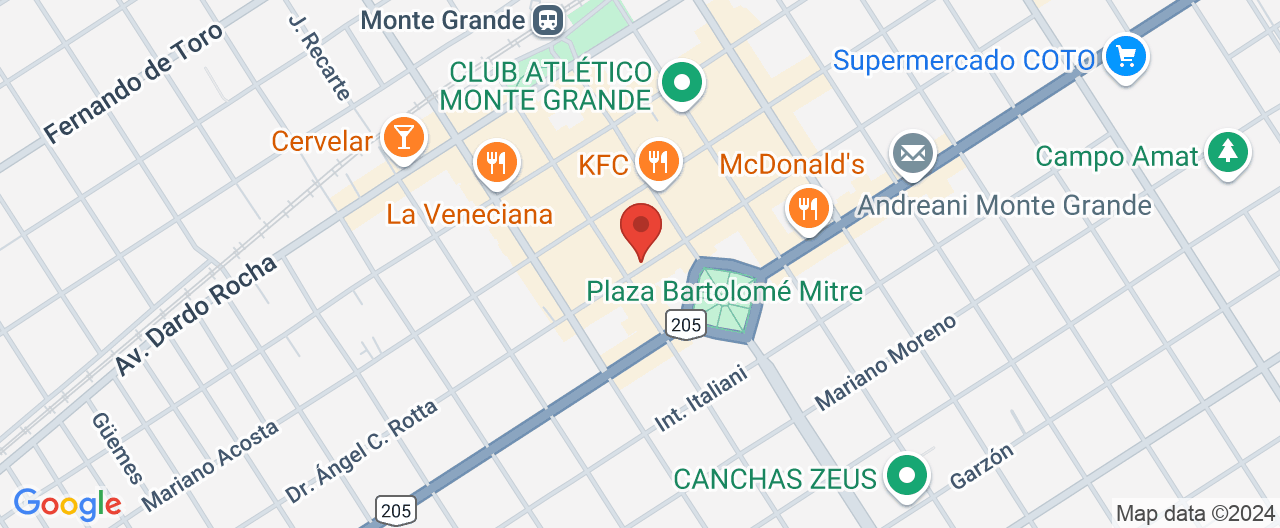 Mapa de la ubicación