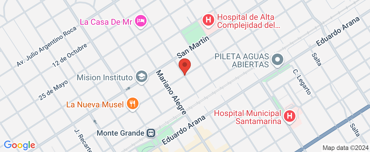 Mapa de la ubicación