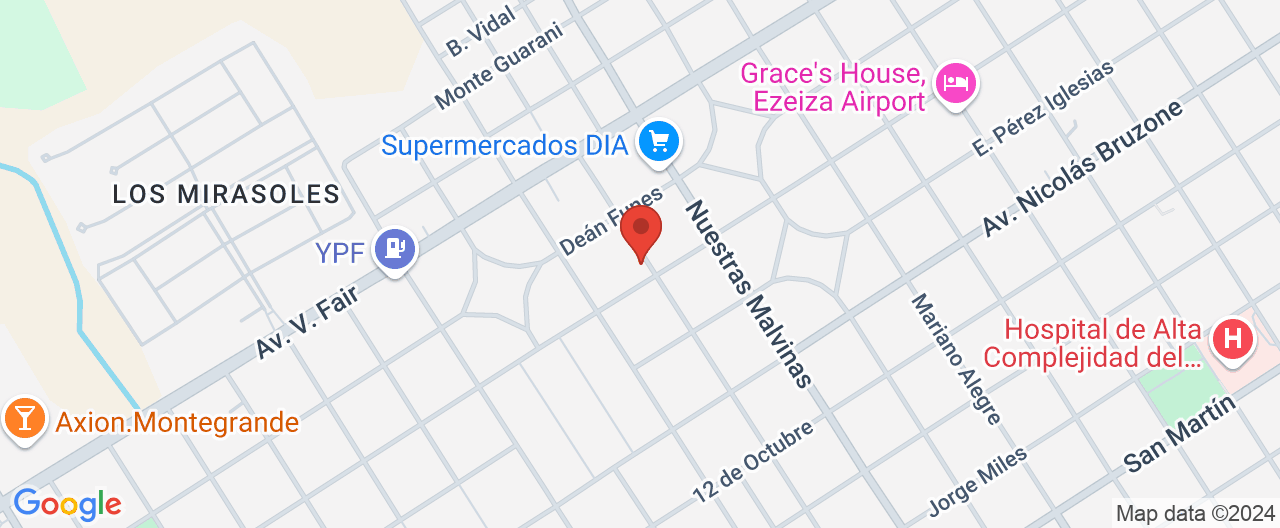 Mapa de la ubicación