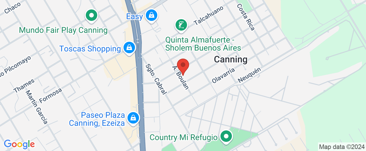 Mapa de la ubicación
