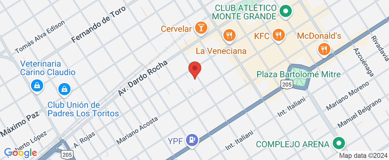 Mapa de la ubicación