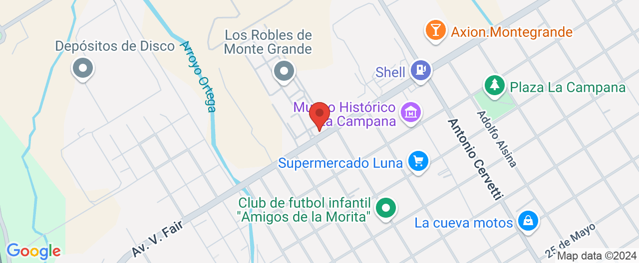 Mapa de la ubicación