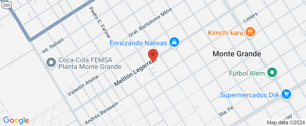 Mapa de la ubicación