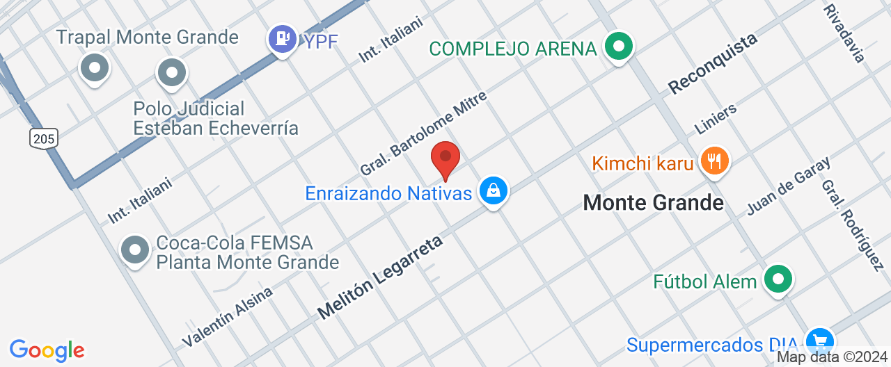 Mapa de la ubicación