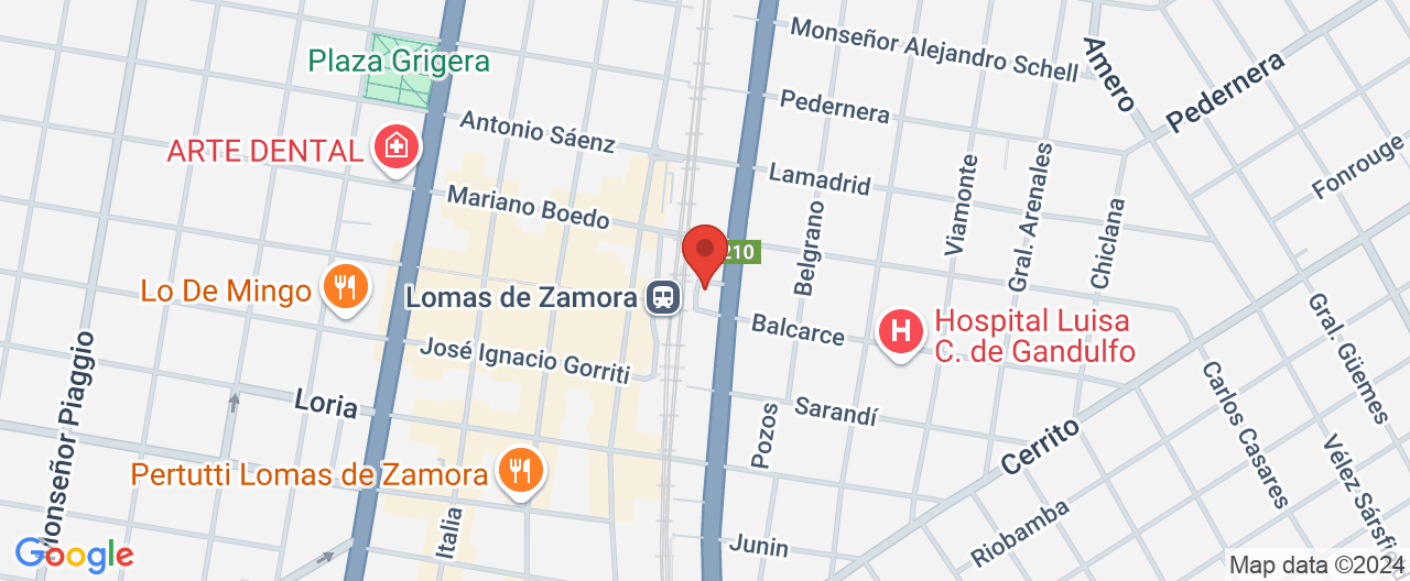 Mapa de la ubicación