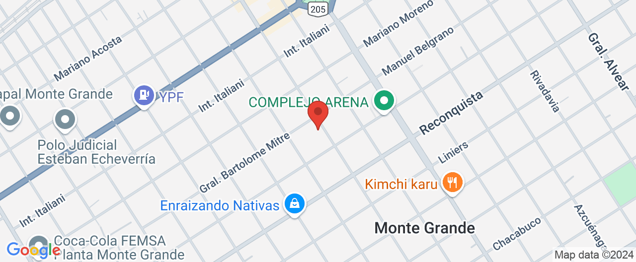 Mapa de la ubicación