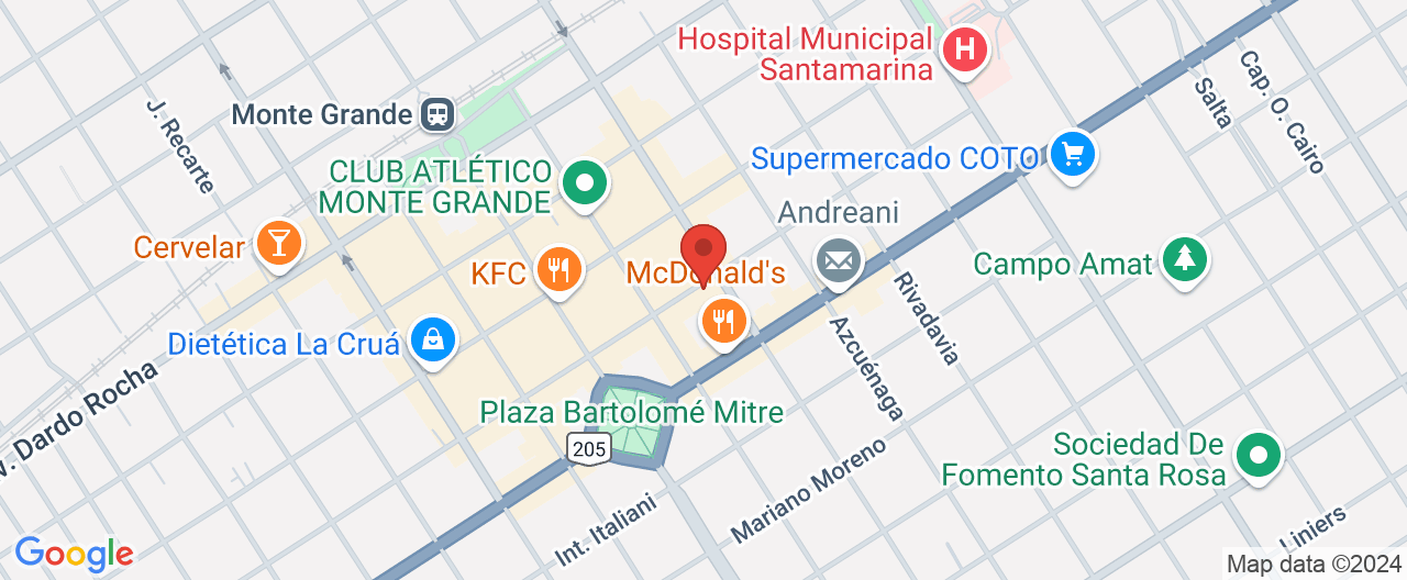 Mapa de la ubicación