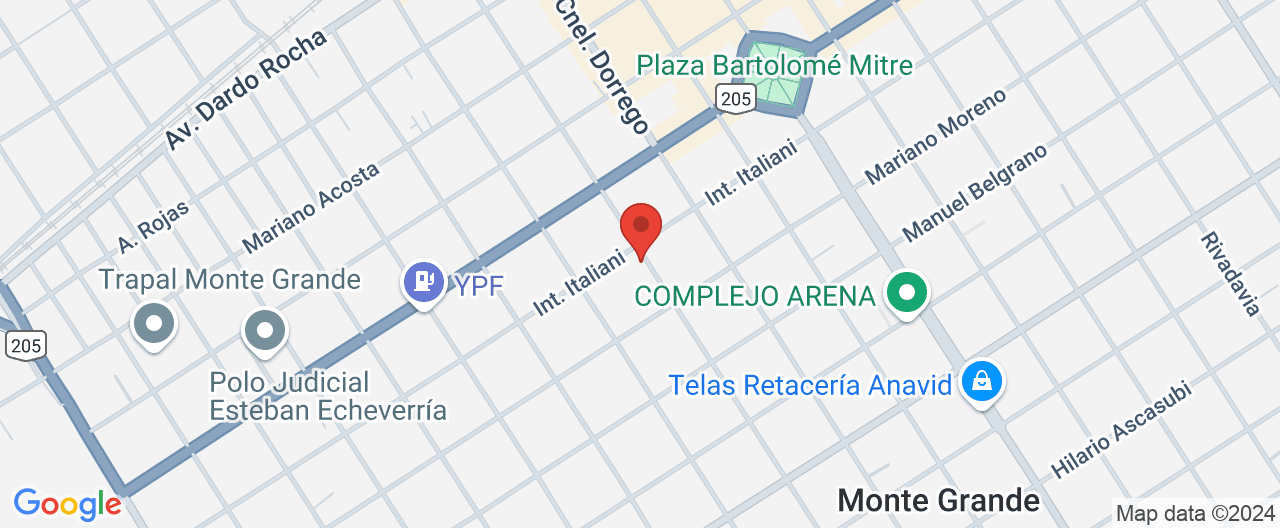 Mapa de la ubicación