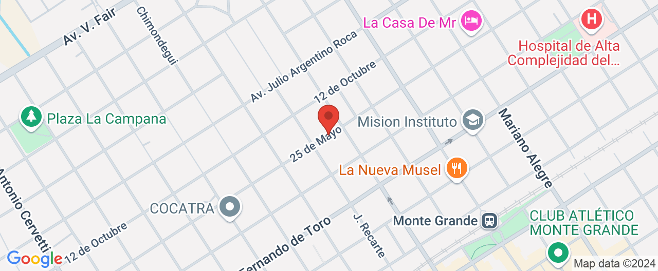 Mapa de la ubicación