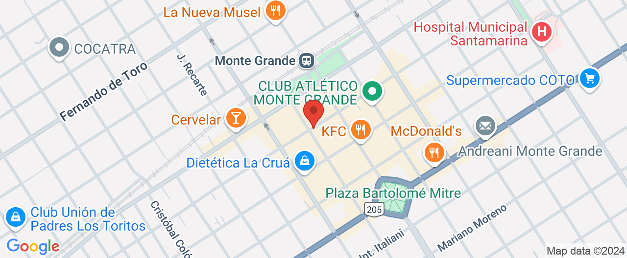 Mapa de la ubicación