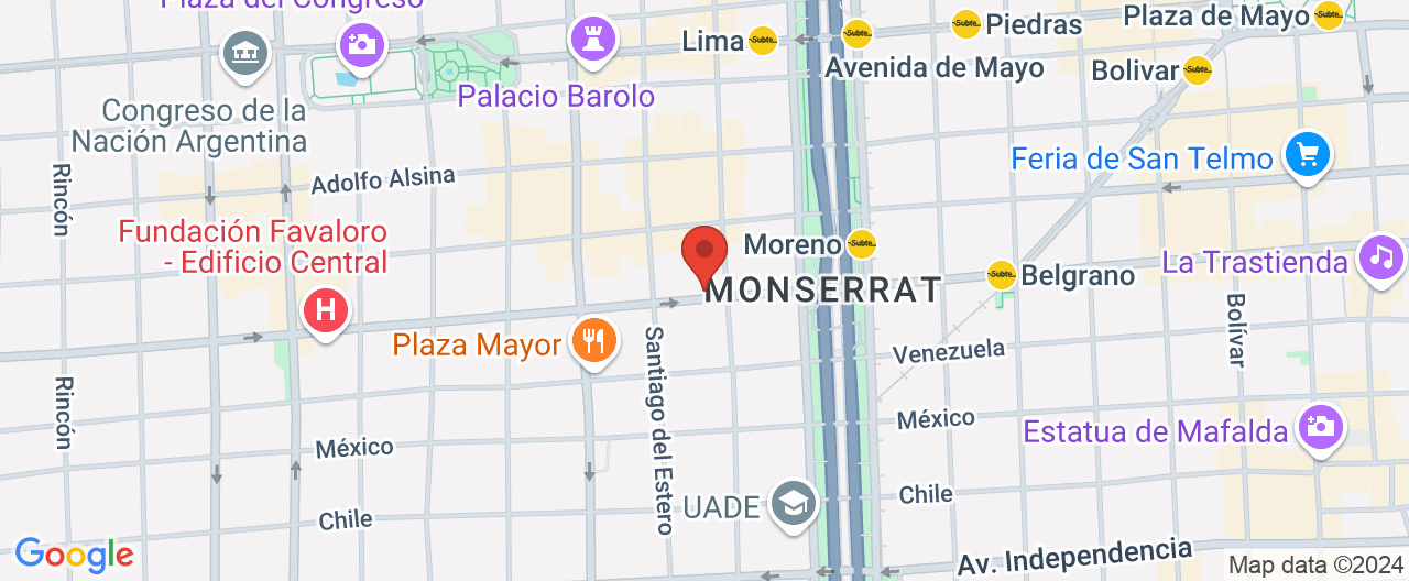 Mapa de la ubicación