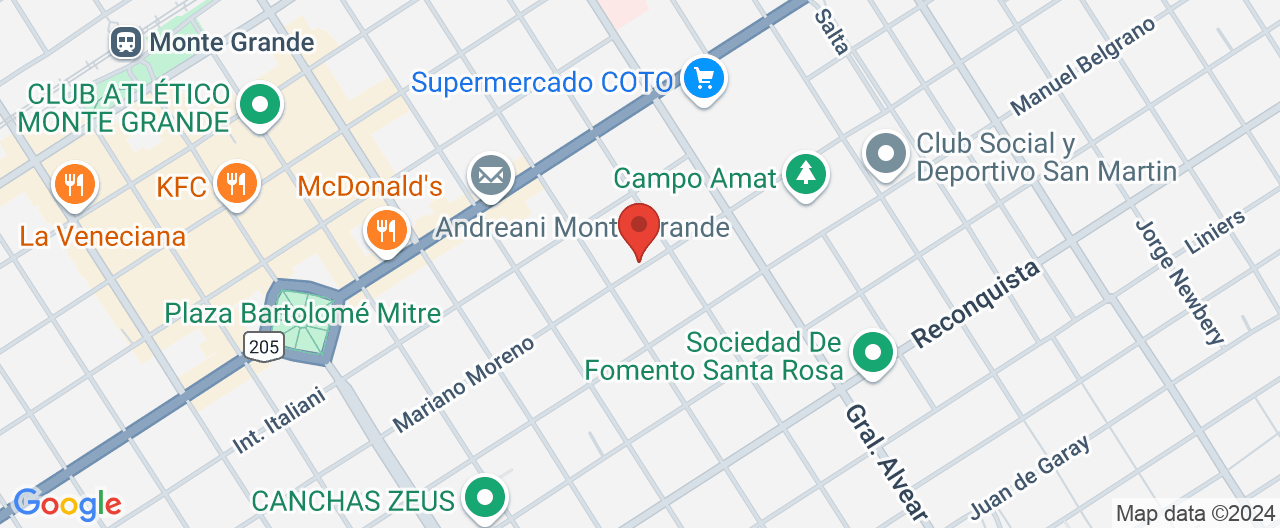 Mapa de la ubicación