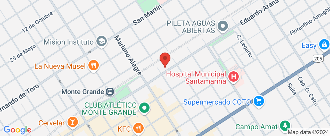 Mapa de la ubicación