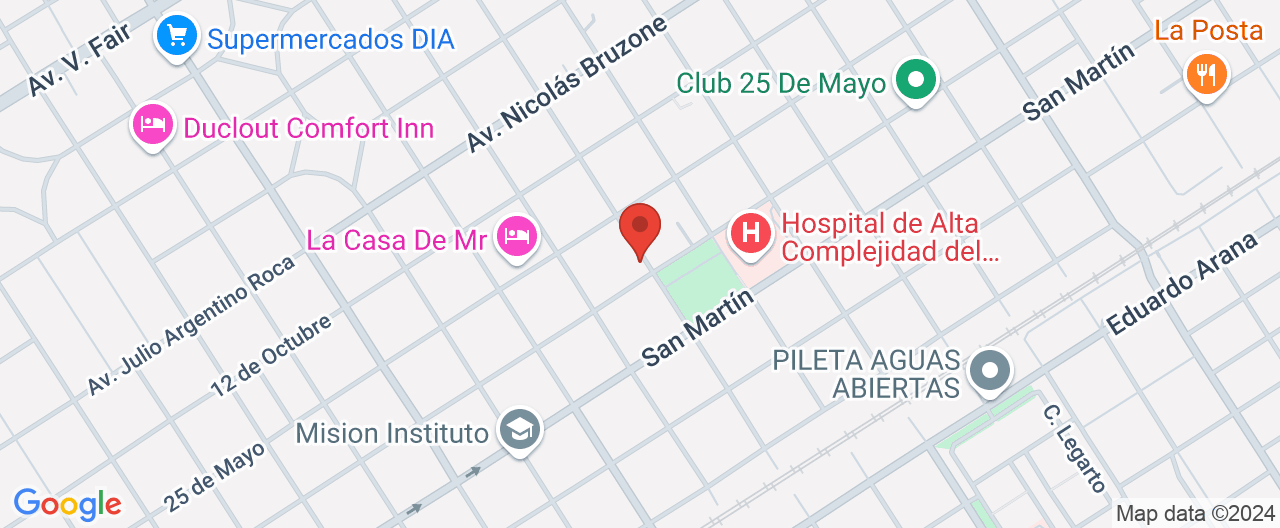 Mapa de la ubicación