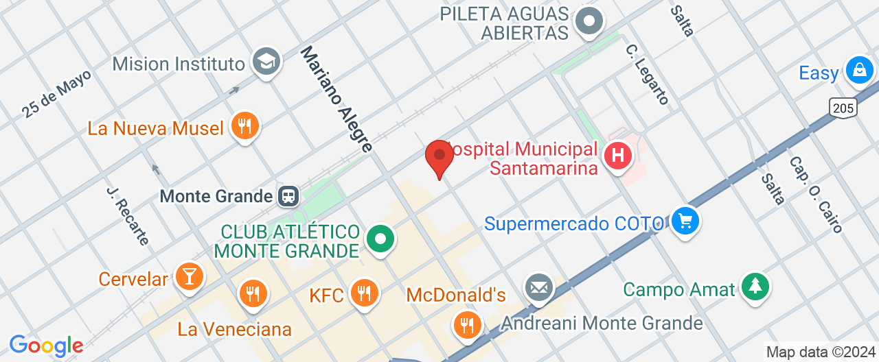 Mapa de la ubicación