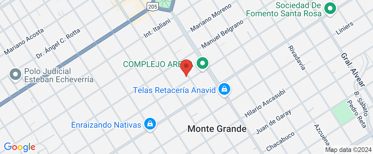 Mapa de la ubicación