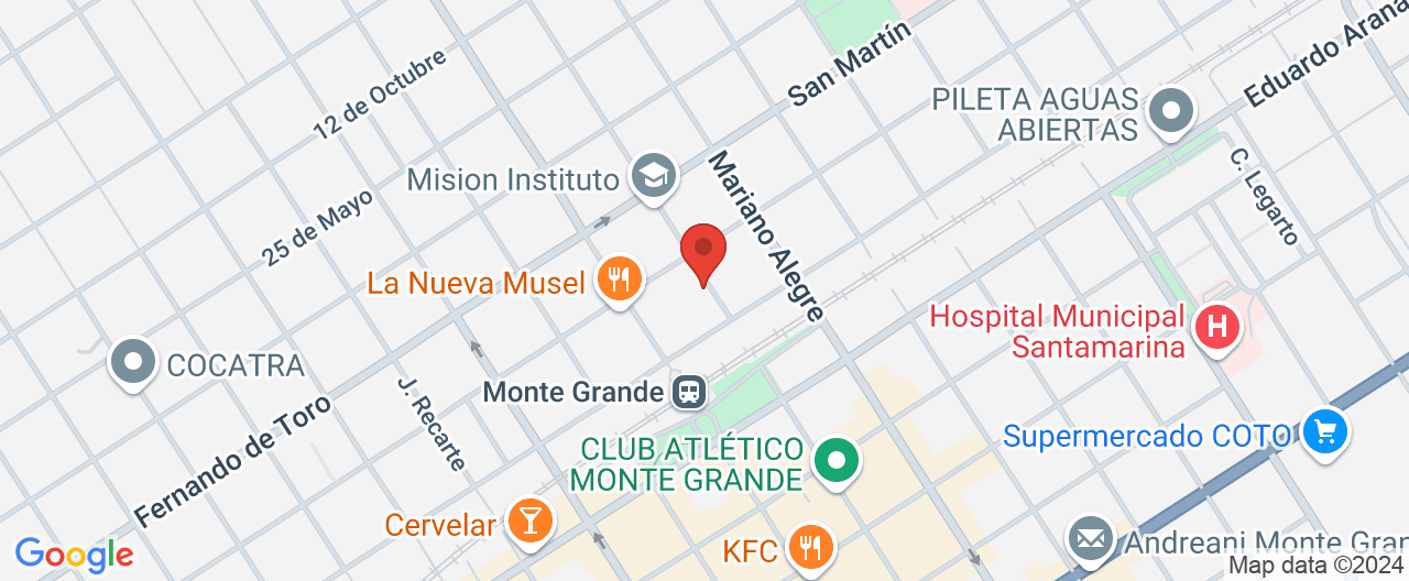 Mapa de la ubicación