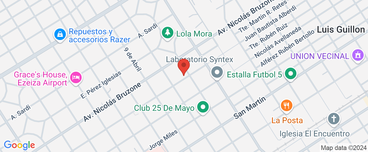 Mapa de la ubicación