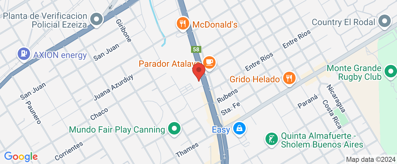 Mapa de la ubicación