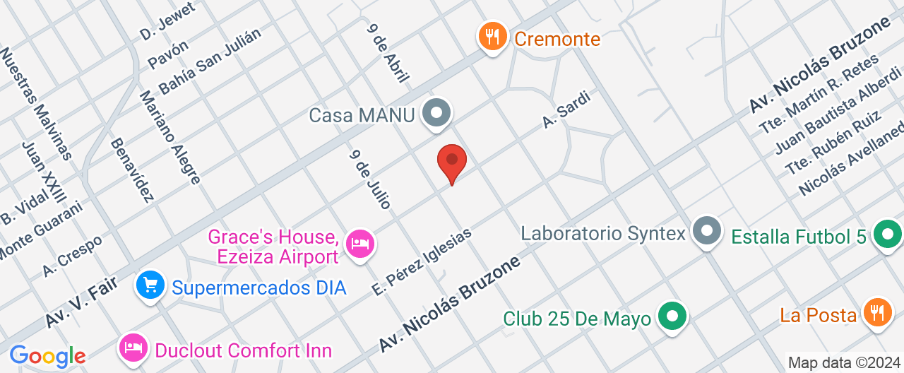 Mapa de la ubicación