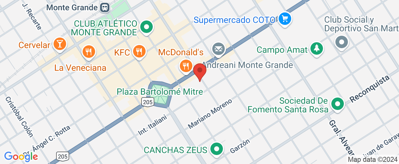 Mapa de la ubicación