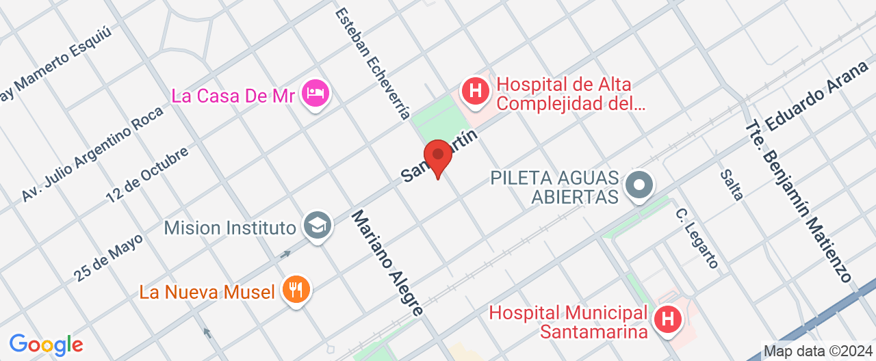 Mapa de la ubicación