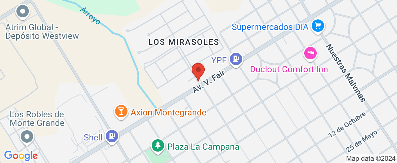 Mapa de la ubicación