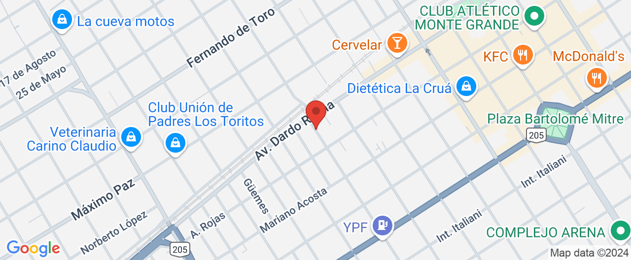 Mapa de la ubicación