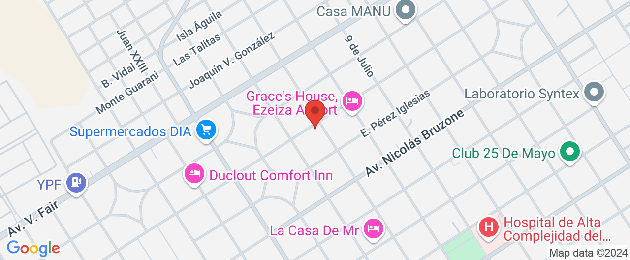Mapa de la ubicación