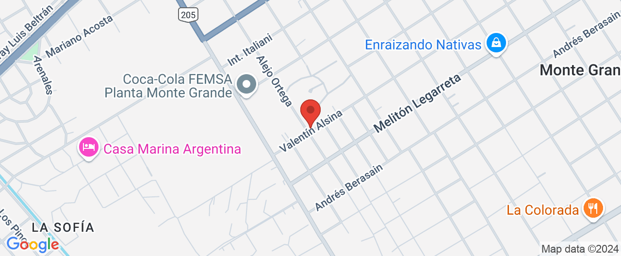 Mapa de la ubicación