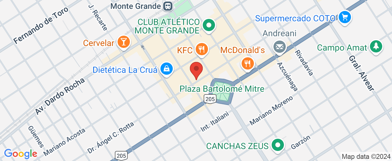 Mapa de la ubicación