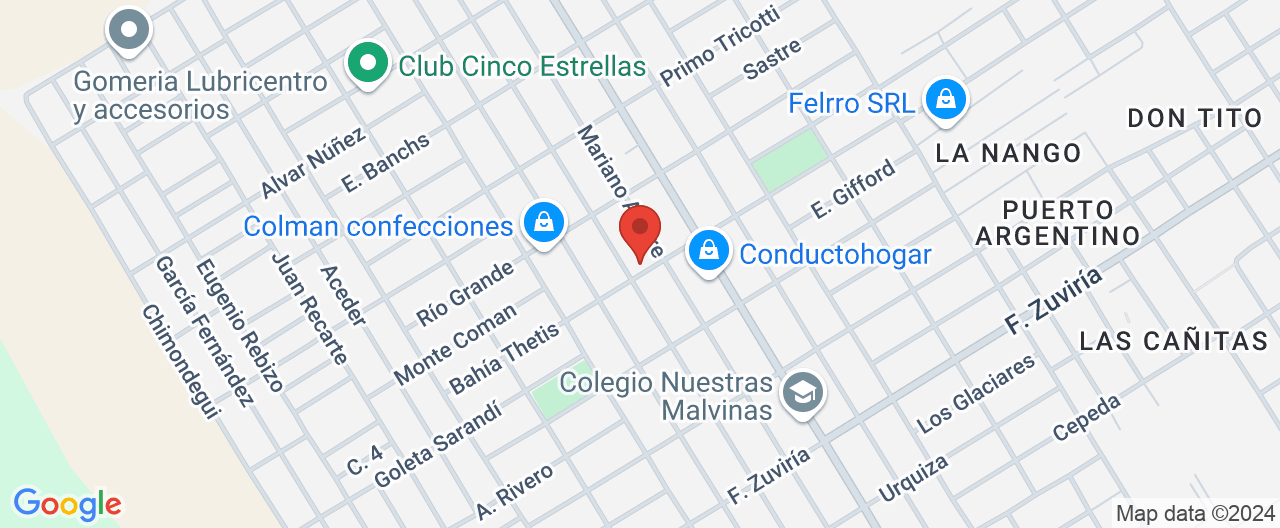 Mapa de la ubicación