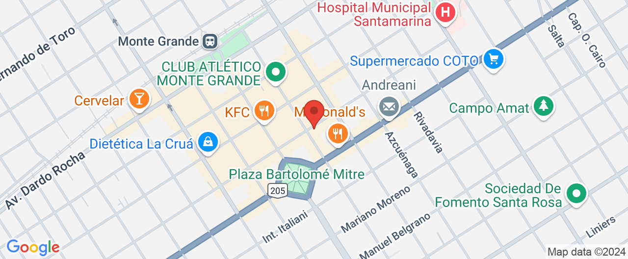 Mapa de la ubicación
