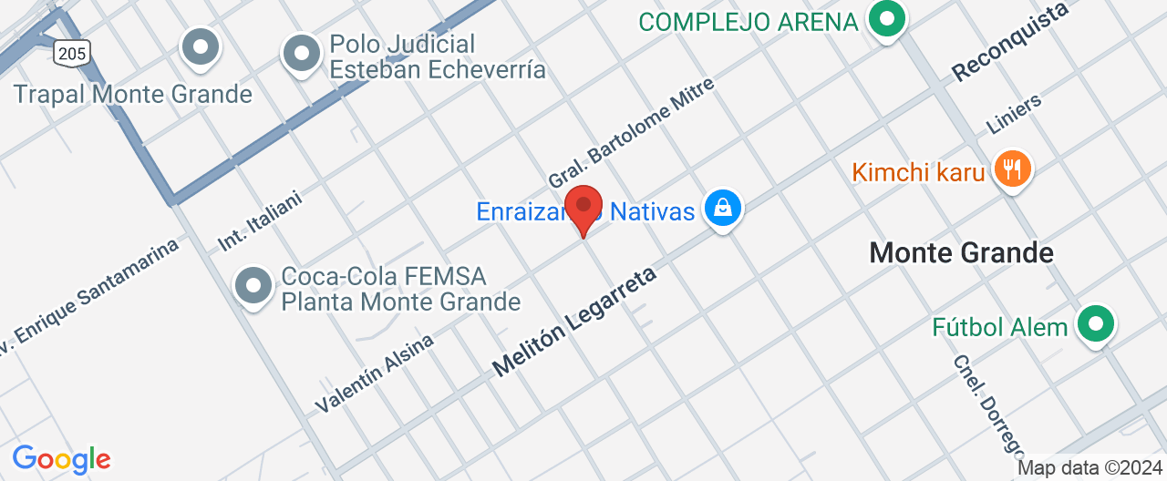Mapa de la ubicación