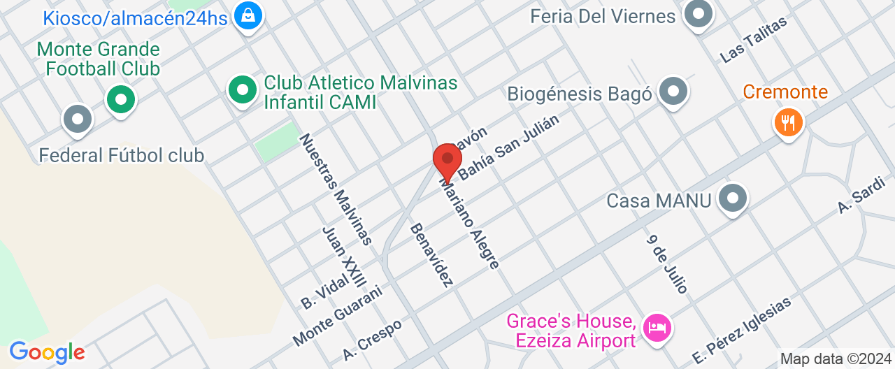 Mapa de la ubicación