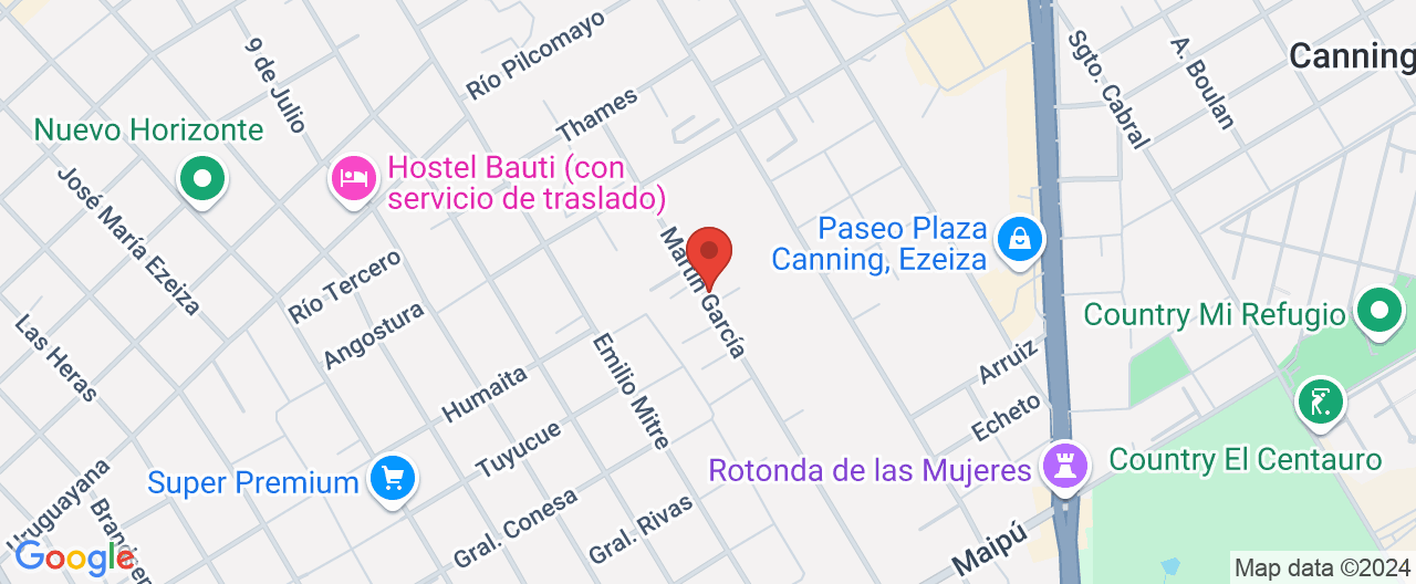 Mapa de la ubicación