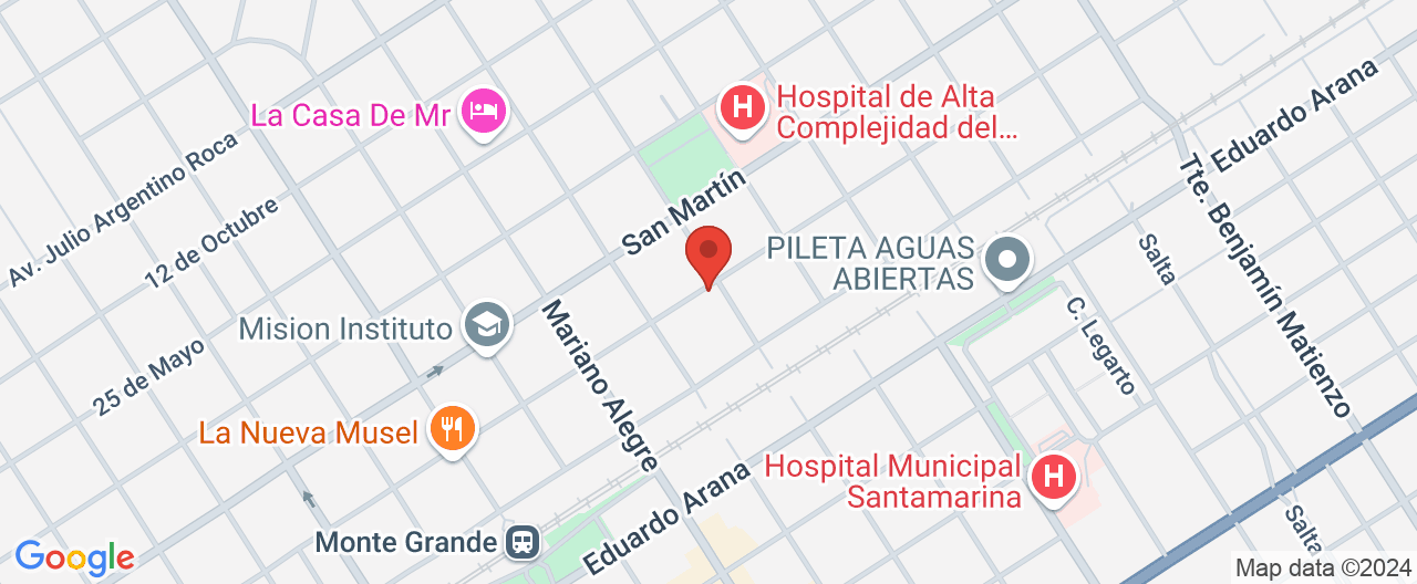 Mapa de la ubicación