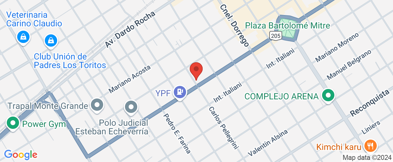 Mapa de la ubicación
