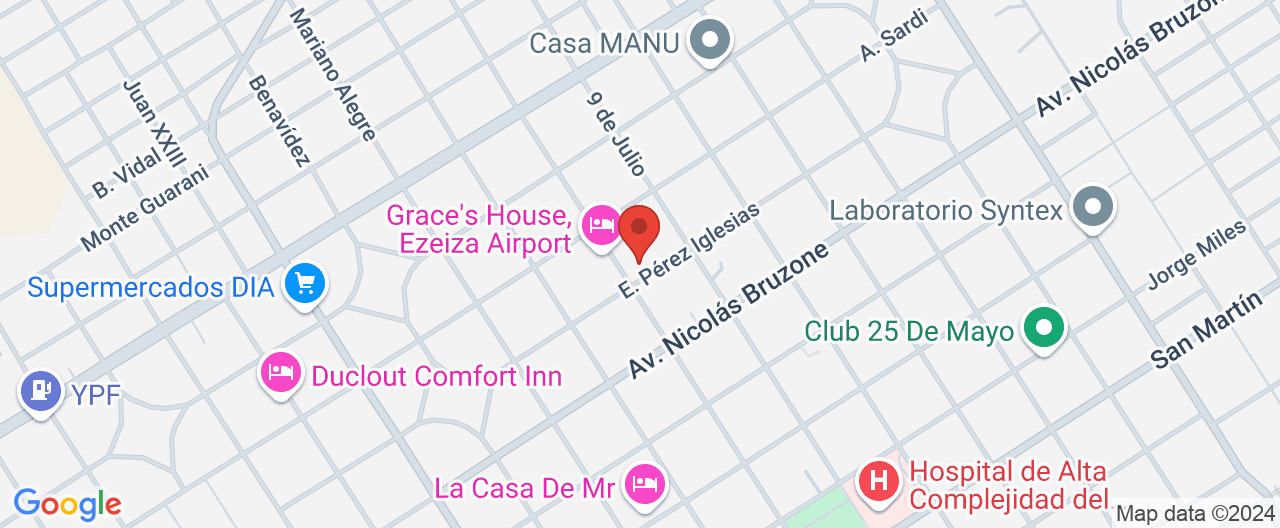 Mapa de la ubicación