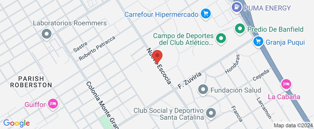 Mapa de la ubicación