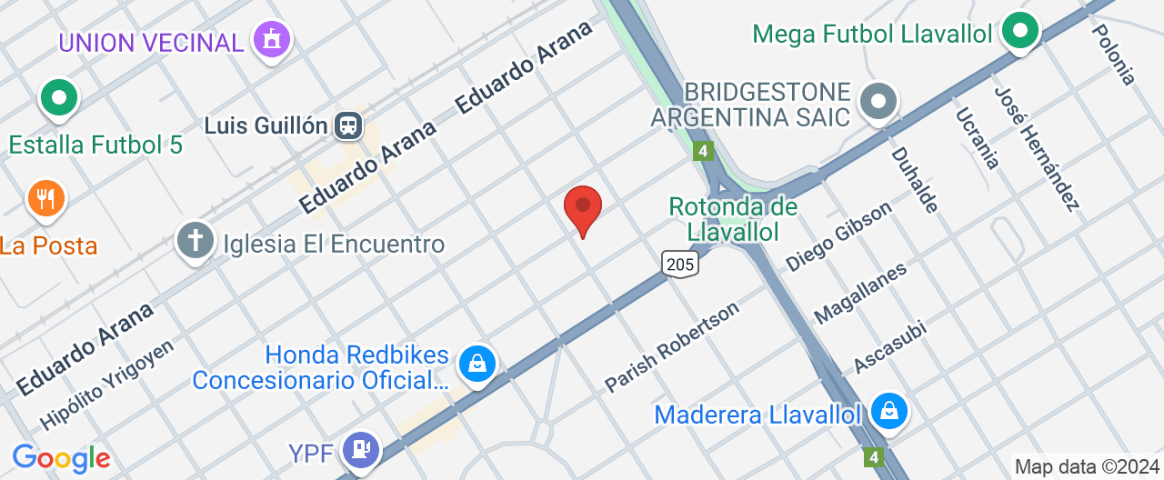 Mapa de la ubicación
