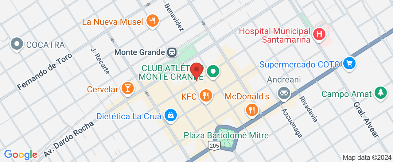 Mapa de la ubicación